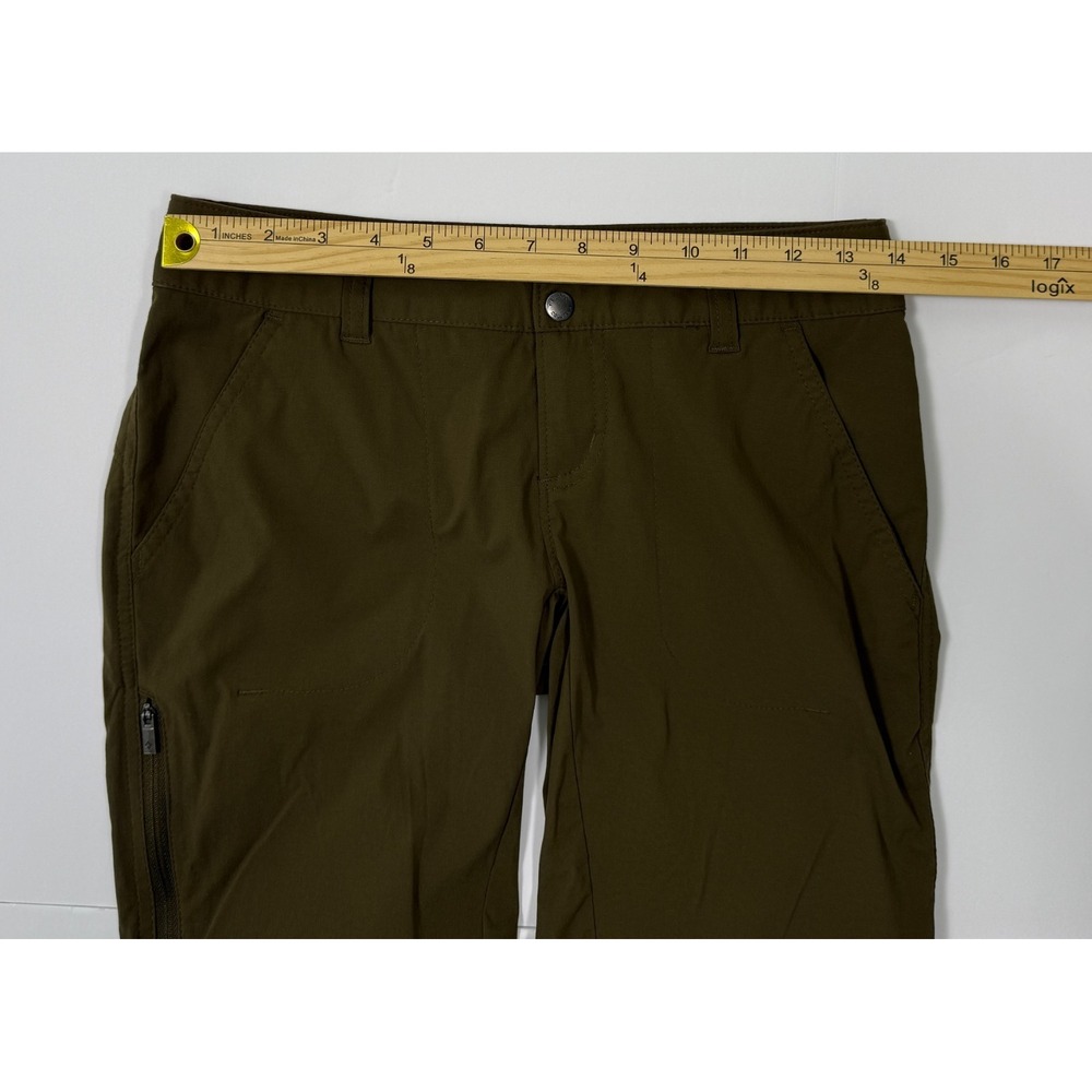 Columbia Omni-Shield Womens 2 Regular Convertible Pants Olive Zip Off Hiking Out - Picture 9 of 16